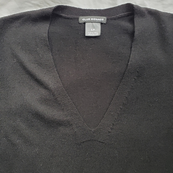 Club Monaco lace hem Knit Dress, size S - Picture 2 of 5